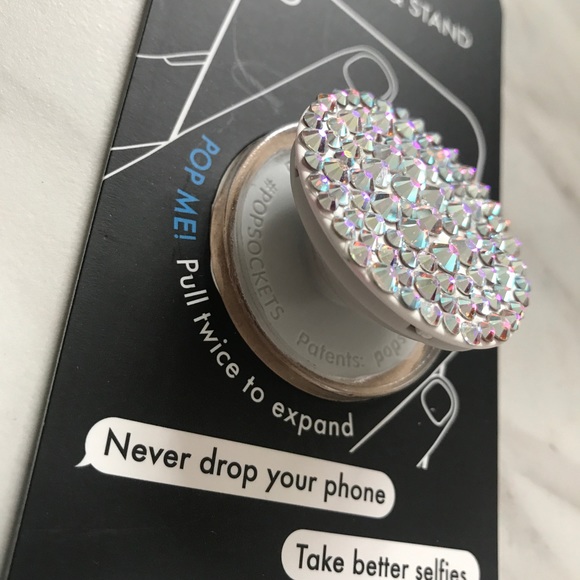 Swarovski crystal AB popsocket phone grip & stand - Picture 4 of 4